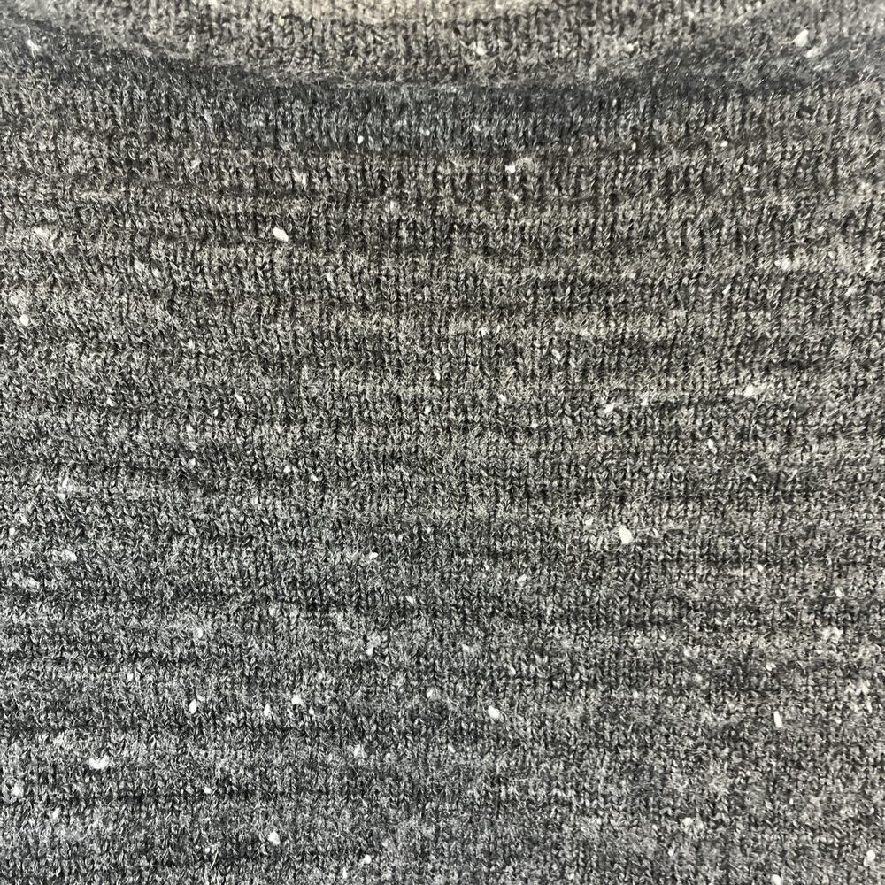 Madewell Belmont Donegal Mock Neck Sweater Medium Gray Classic Layering - Picture 9 of 10